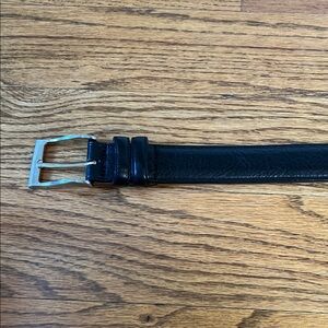 Joseph Lyman Men’s Black Leather Belt